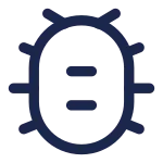 Bug Minimalistic SVG Icon